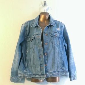 Distressed Women’s Jean Jacket from Old Navy